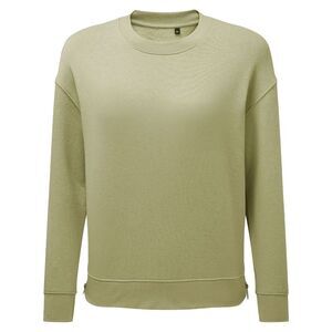 TriDri Womens/Ladies Recycled Zipped Sweatshirt / Sage Green